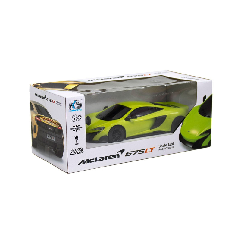 Автомобіль KS DRIVE на р/к - MCLAREN 675LT (1:24, 2.4Ghz, зелений)