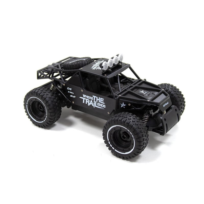 Автомобіль OFF-ROAD CRAWLER з р/к - RACE (матовий чорний, метал. корпус, акум.6V, 1:14)
