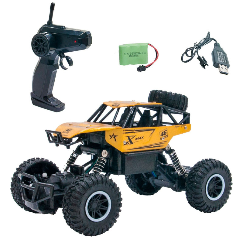 Автомобіль OFF-ROAD CRAWLER з р/к - ROCK SPORT (золотий, акум. 3,6V, метал. корпус, 1:20)