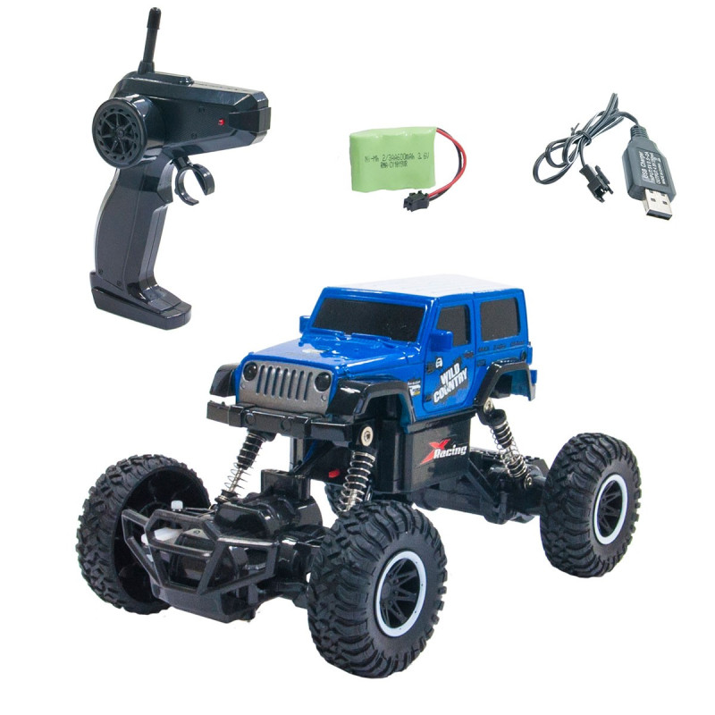 Автомобіль OFF-ROAD CRAWLER з р/к - WILD COUNTRY (синій, акум. 3,6V, 1:20)