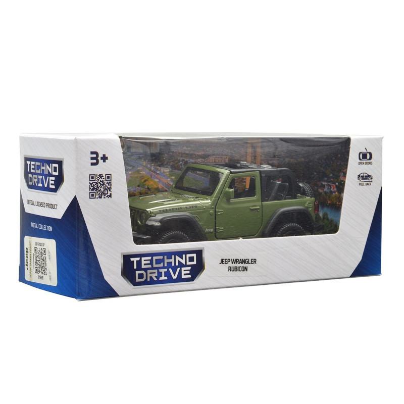 Автомодель - JEEP WRANGLER RUBICON 2021 (зелений)