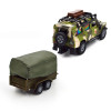 Ігровий набір – LAND ROVER DEFENDER MІЛІТАРІ (з причепом)