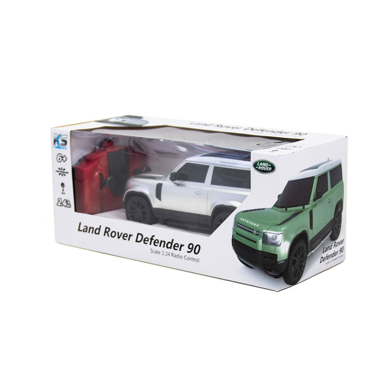 Автомобіль KS DRIVE на р/к - LAND ROVER NEW DEFENDER (1:24, 2.4Ghz, сріблястий)