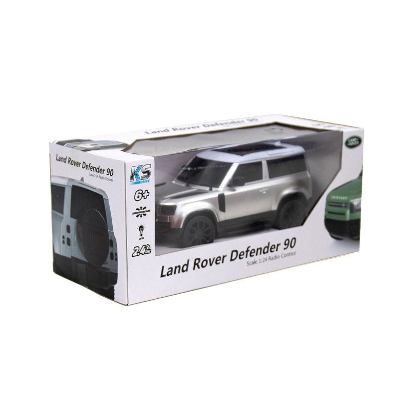 Автомобіль KS DRIVE на р/к - LAND ROVER NEW DEFENDER (1:24, 2.4Ghz, сріблястий)