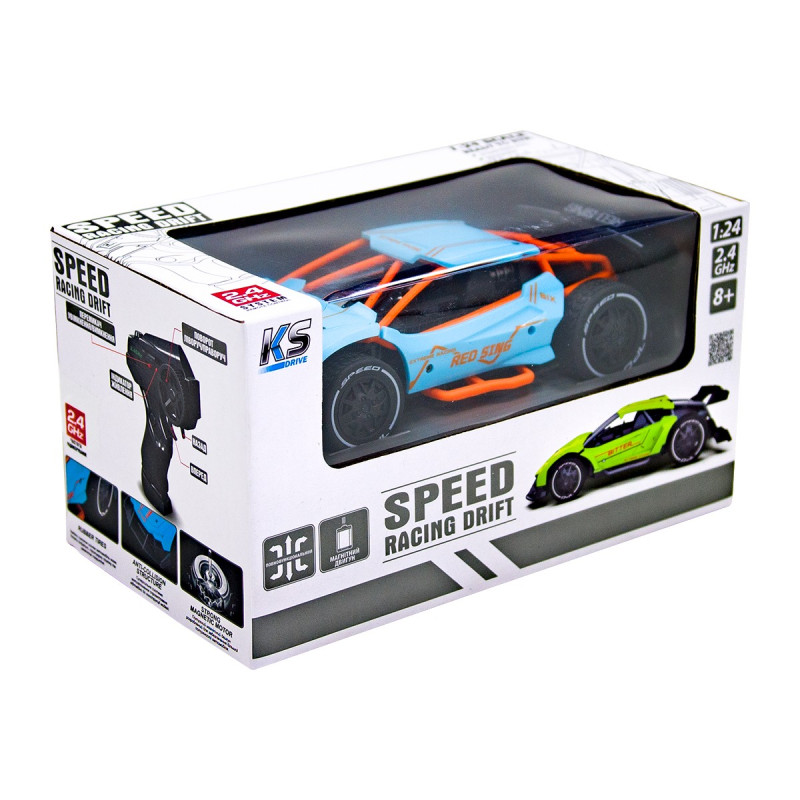 Автомобіль SPEED RACING DRIFT з р/к - RED SING (блакитний, 1:24)
