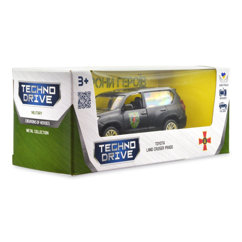 Автомодель серії "Шеврони Героїв" - TOYOTA LAND CRUISER PRADO - "110 ОМБр"