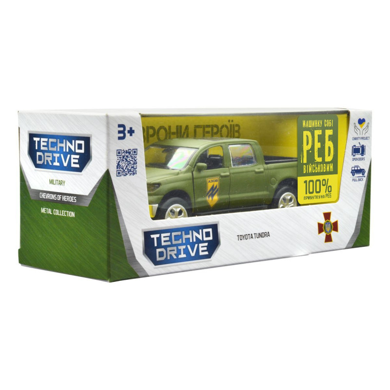 Автомодель серії "Шеврони Героїв" – TOYOTA TUNDRA – "АЗОВ"