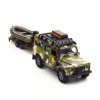 Ігровий набір – LAND ROVER DEFENDER MІЛІТАРІ (з човном)