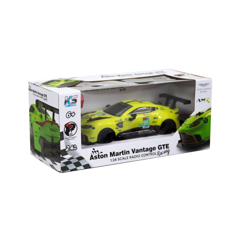 Автомобіль KS DRIVE на р/к - ASTON MARTIN NEW VANTAGE GTE (1:24, 2.4Ghz, зелений)
