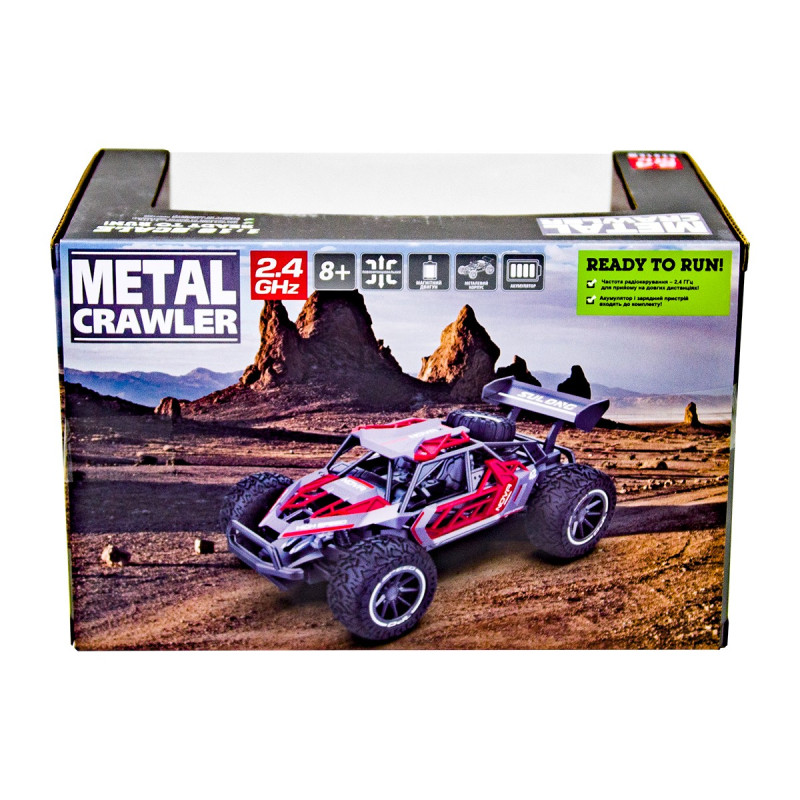 Автомобіль METAL CRAWLER з р/к - S-REX (оранжевий, метал. корпус, акум.3,7V, 1:16)