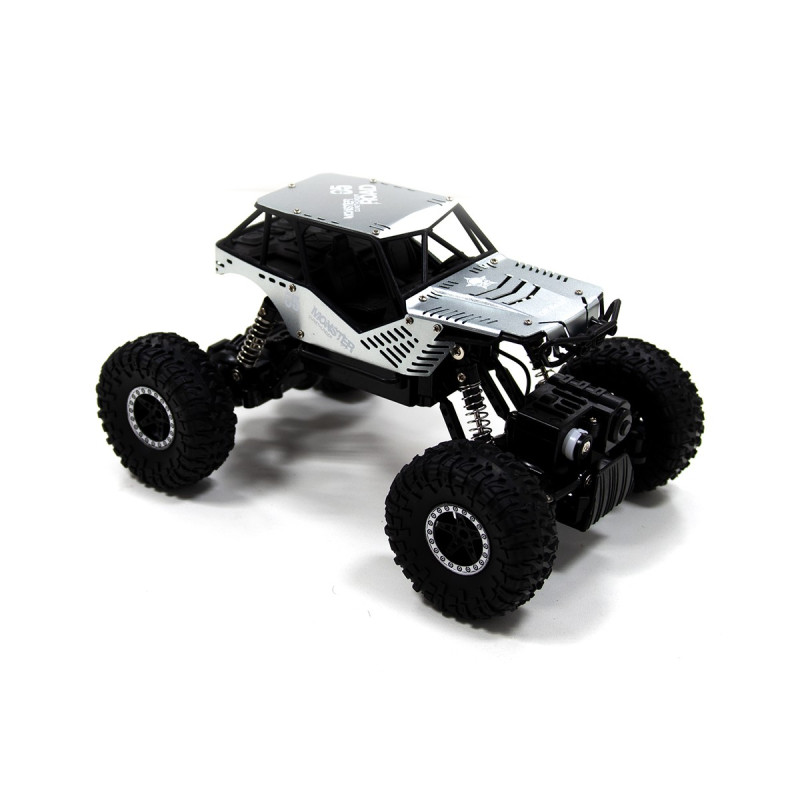 Автомобіль OFF-ROAD CRAWLER з р/к - TIGER (матовий сірий, акум. 4,8V, метал. корпус, 1:18)