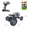 Автомобіль OFF-ROAD CRAWLER з р/к - TIGER (матовий сірий, акум. 4,8V, метал. корпус, 1:18)