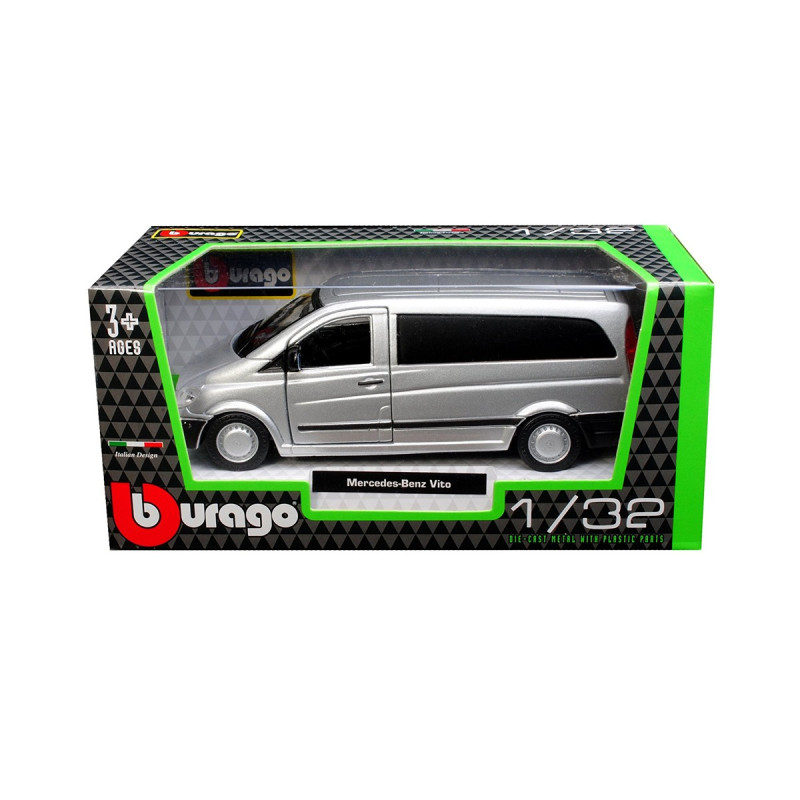 Автомодель - MERCEDES-BENZ VITO (асорті сріблястий, чорний1:32)