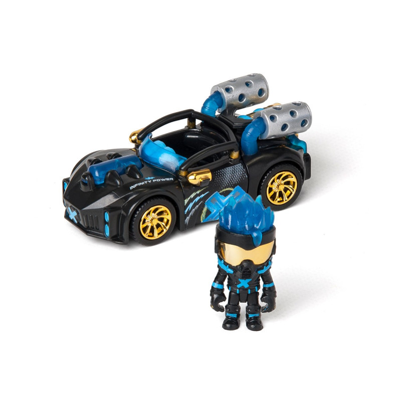 Машинка-конструктор T-RACERS - МІКСУЙ ТА ДРАЙВУЙ (з гонщиком, в асорт., в дисплеї)