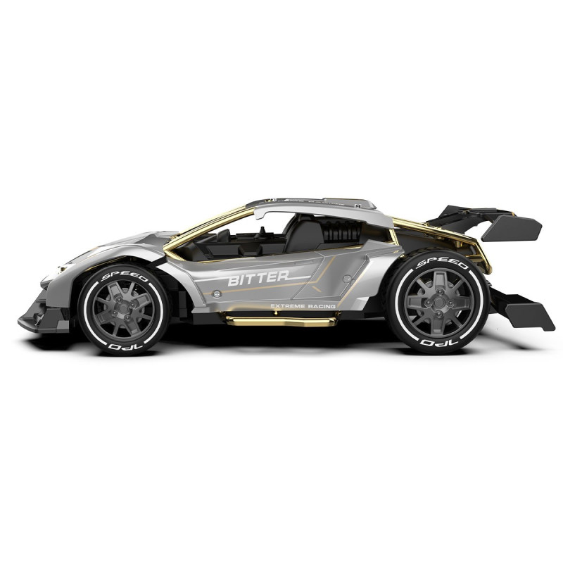 Автомобіль KS DRIVE на р/к - EXTREME RACING (метал. корпус, акум. 3.7V, 2,4 ГГц, сріблястий)