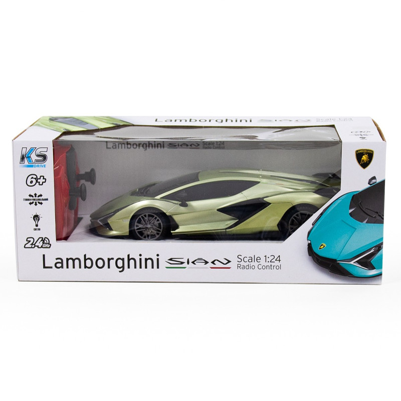 Автомобіль KS DRIVE на р/к - LAMBORGHINI SIAN (1:24, 2.4Ghz, зелений)