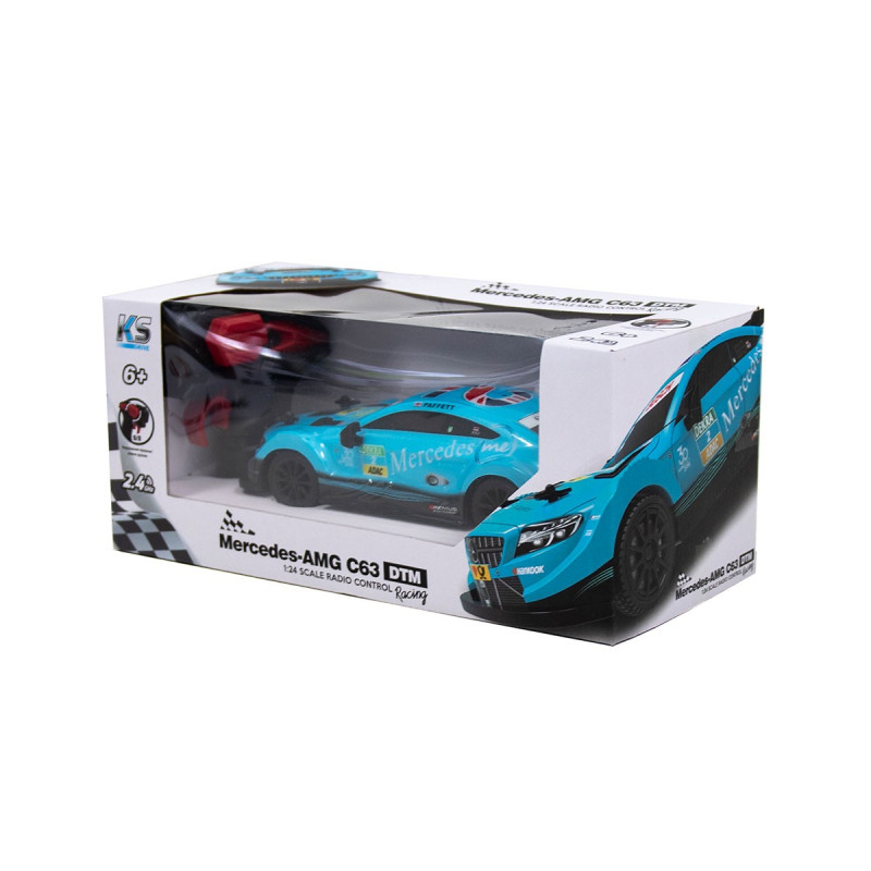Автомобіль KS DRIVE на р/к - MERCEDES AMG C63 DTM (1:24, 2.4Ghz, блакитний)