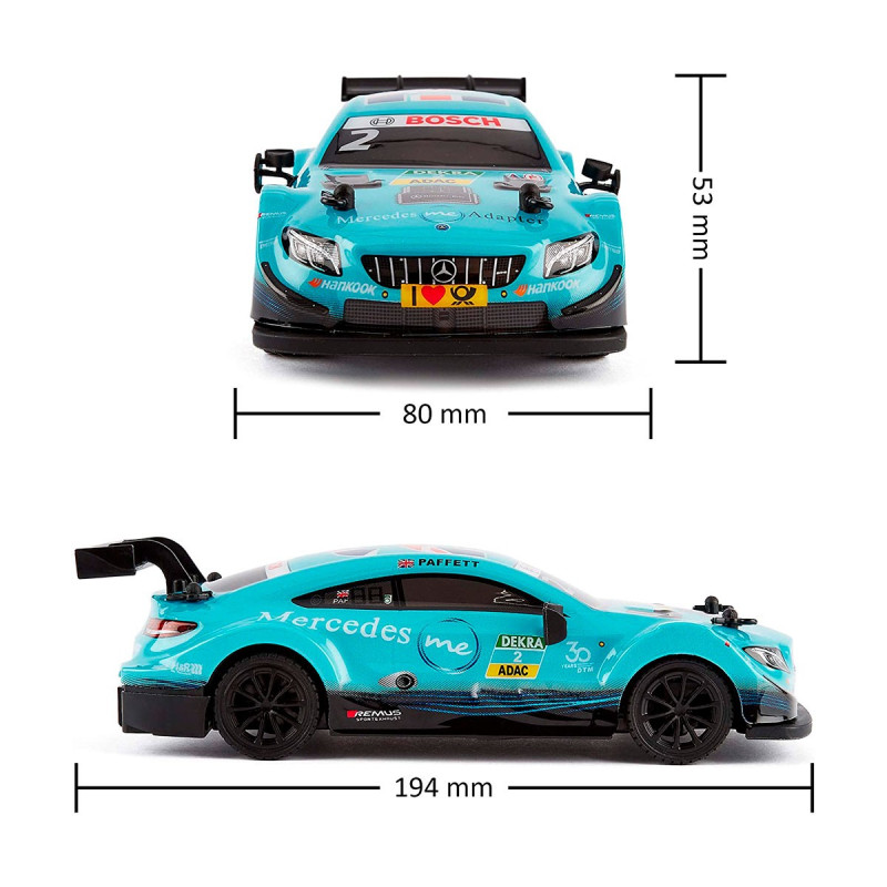 Автомобіль KS DRIVE на р/к - MERCEDES AMG C63 DTM (1:24, 2.4Ghz, блакитний)