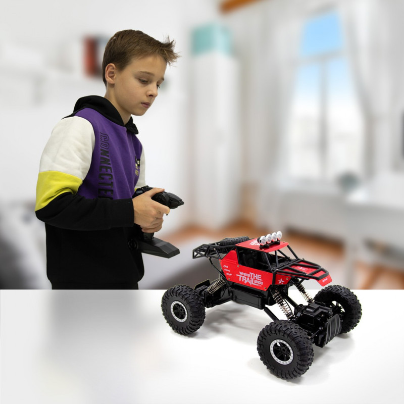 Автомобіль OFF-ROAD CRAWLER з р/к - WHERE THE TRAIL ENDS (червоний, акум. 7.2V, метал. корпус, 1:14)
