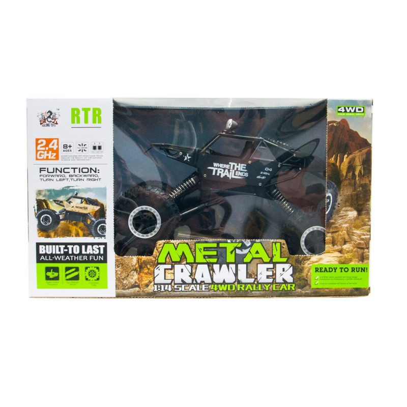 Автомобіль OFF-ROAD CRAWLER з р/к - WHERE THE TRAIL ENDS (матов.чорн., акум. 7.2V, мет.корпус, 1:14)