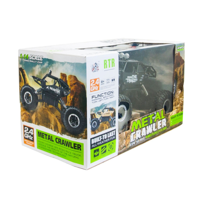 Автомобіль OFF-ROAD CRAWLER з р/к - WHERE THE TRAIL ENDS (матов.чорн., акум. 7.2V, мет.корпус, 1:14)