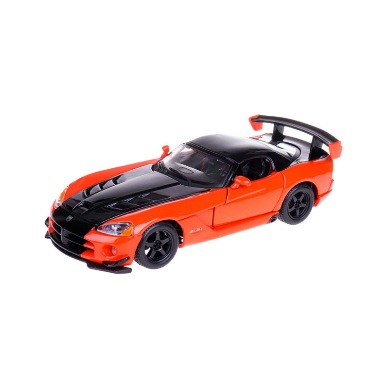 Автомодель - DODGE VIPER SRT10 ACR (ассорті помаранч-чорн металік, червоно-чорн металік, 1:24)