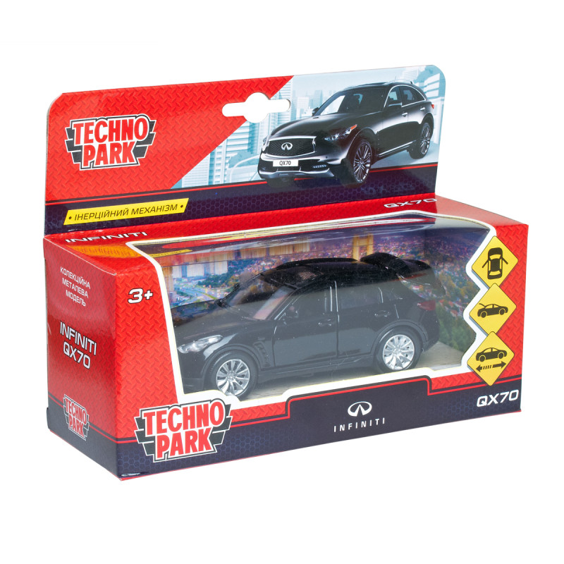 Автомодель - INFINITI QX70 (чорний, 1:32)