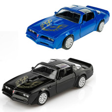 Автомодель - PONTIAC FIREBIRD 1978 (чорний, синій)