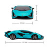 Автомобіль KS DRIVE на р/к - LAMBORGHINI SIAN (1:24, 2.4Ghz, синій)