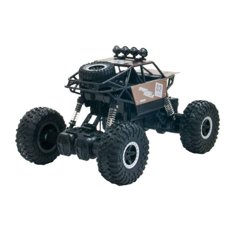 Автомобіль OFF-ROAD CRAWLER з р/к - SUPER SPEED (матовий коричн., акум. 4.8V, метал. корпус, 1:18)
