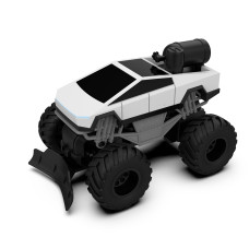Автомобіль SPRAY CAR на р/к – CYBER RIDE (білий, 1:24, 2.4 ГГц, акум. 3,7 V, вихлопна пара)