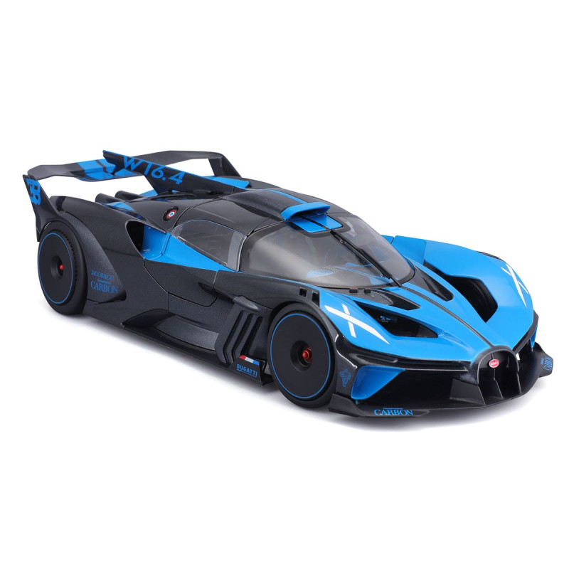 Автомодель - BUGATTI BOLIDE (чорно-синій, 1:18)
