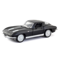 Автомодель - CHEVROLET CORVETTE SPLIT WINDOW 1963 (матовий чорний)