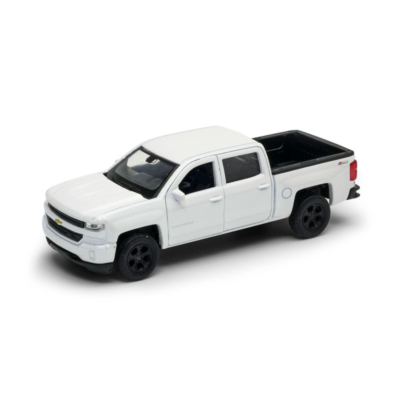Автомодель - CHEVROLET SILVERADO 2017 (перламутрово-білий, чорний)