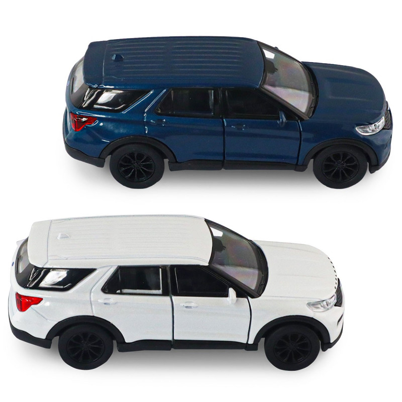 Автомодель - FORD EXPLORER 2023 (перламутрово-білий, блакитний металік)