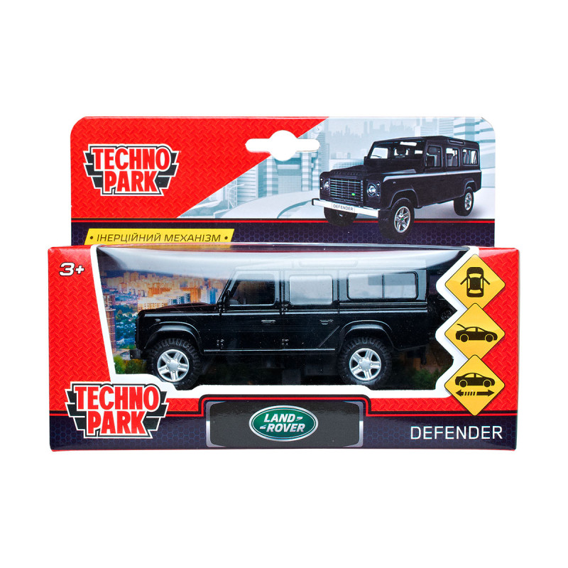 Автомодель - LAND ROVER DEFENDER (чорний, 1:32)