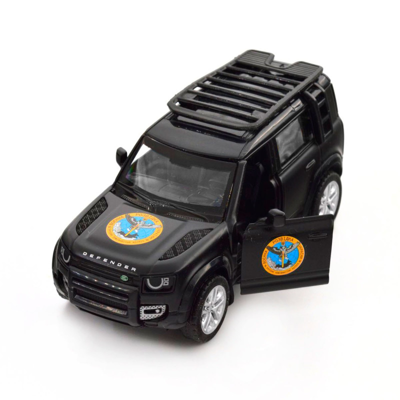Автомодель серії "Шеврони Героїв" - LAND ROVER DEFENDER 110 - "ГУР МО"