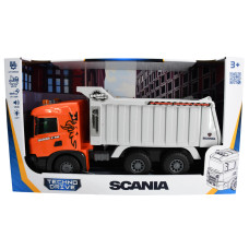 Автомодель серії "Super Big Truck" – САМОСКИД SCANIA (світло, звук)