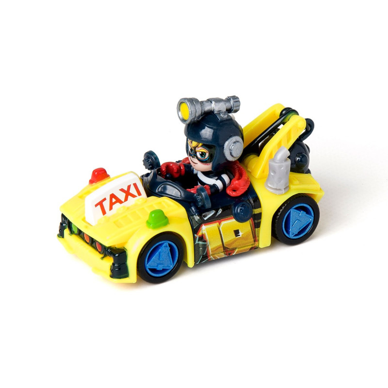 Ігровий набір T-RACERS - ТУРБОКРАН (машинка-конструктор, гонщик, аксес.)