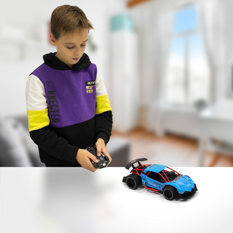 Автомобіль GESTURE SENSING з р/к та з сенсорним керуванням - DIZZY (блакитний, акум.3,7V, 1:16)