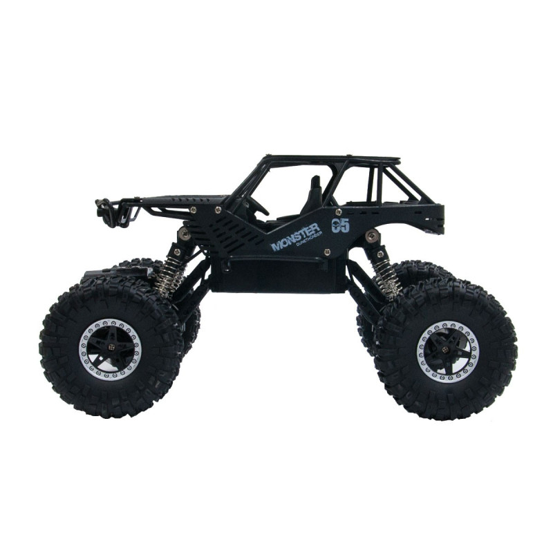 Автомобіль OFF-ROAD CRAWLER з р/к - TIGER (матовий чорний, акум. 4,8V, метал. корпус, 1: 18)