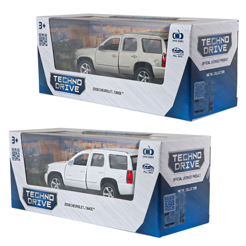 Автомодель - CHEVROLET TAHOE 2008 (білий, сірий)