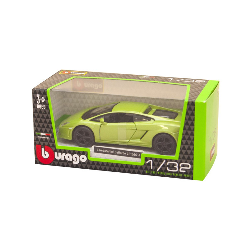 Автомодель - LAMBORGHINI GALLARDO LP560-4 (2008), (асортi бiлий, світло-зелений металiк, 1:32)