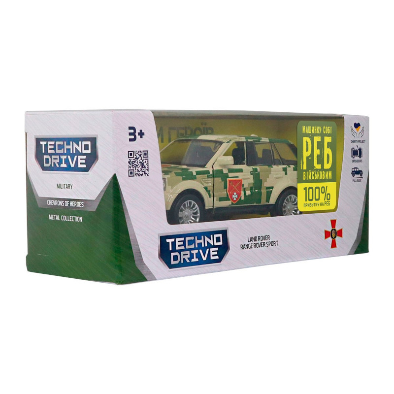 Автомодель серії "Шеврони Героїв" – LAND ROVER RANGE ROVER SPORT – "ОК "ЗАХІД""