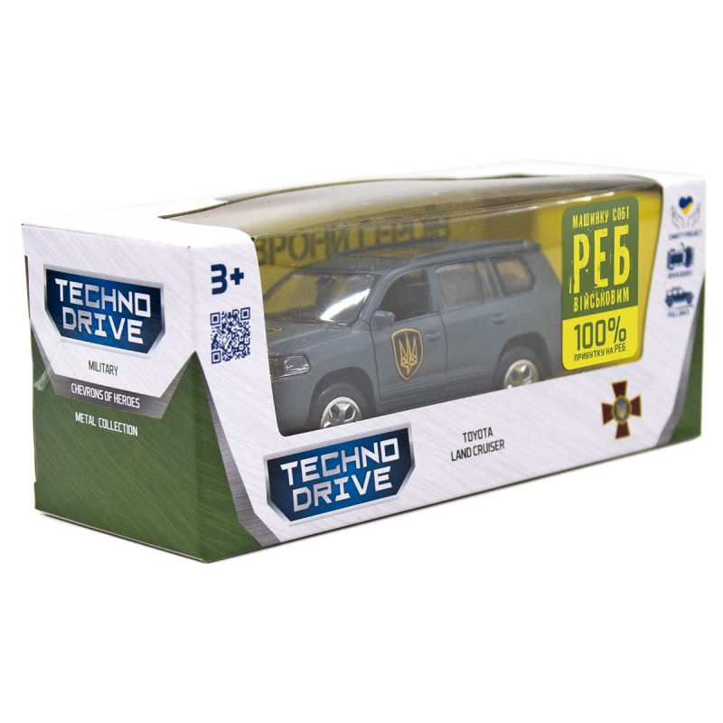 Автомодель серії "Шеврони Героїв" – TOYOTA LAND CRUISER – "РУБІЖ"