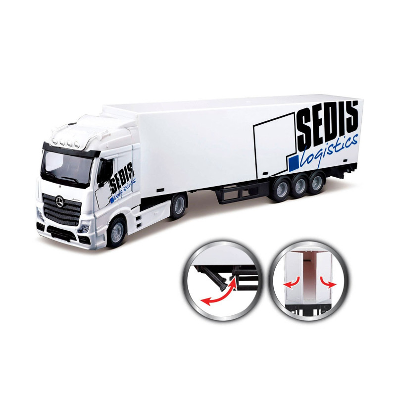 Ігровий набір – ФУРА MERCEDES-BENZ ACTROS з навантажувачем (1:43)