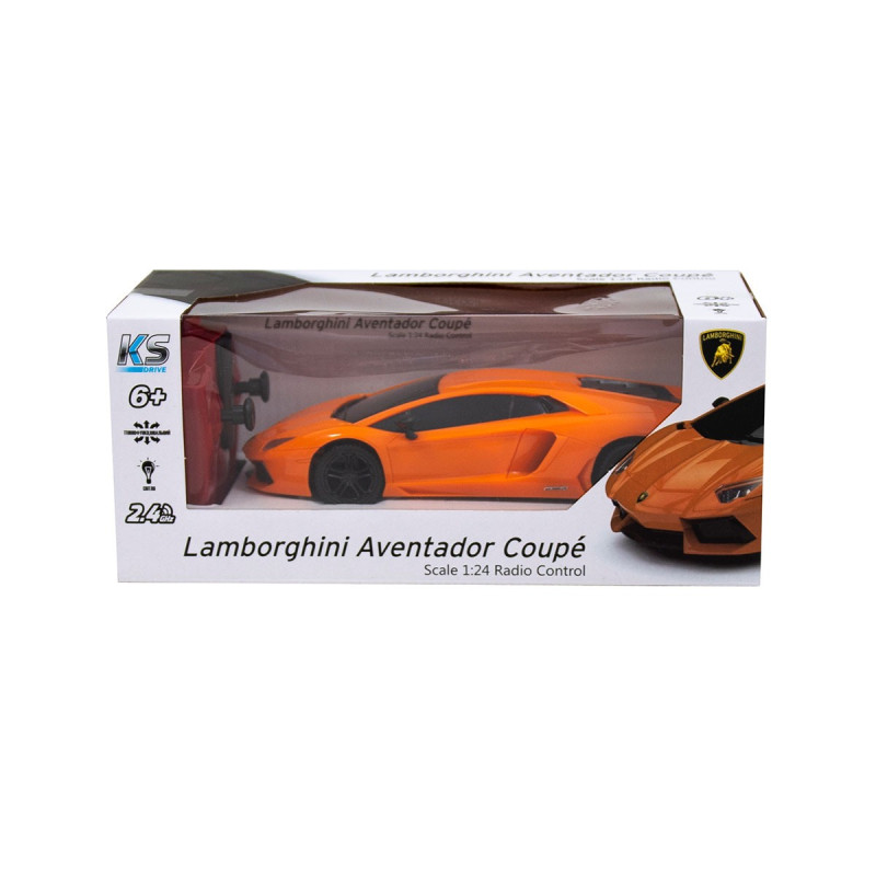Автомобіль KS DRIVE на р/к - LAMBORGHINI AVENTADOR LP 700-4 (1:24, 2.4Ghz, оранжевий)