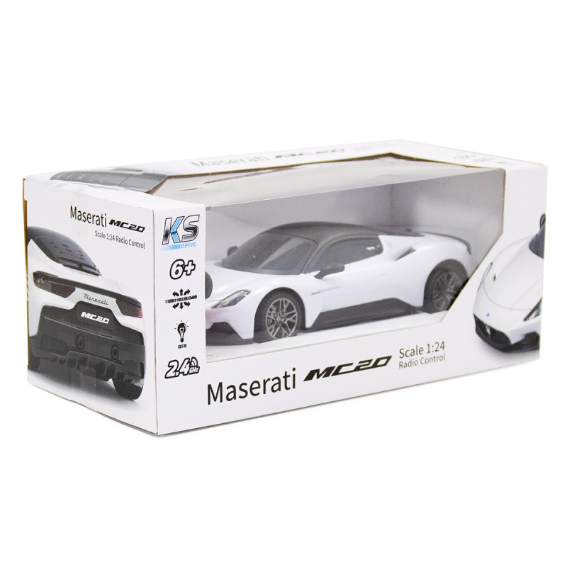 Автомобіль KS DRIVE на р/к - MASERATI MC20 (1:24, 2.4Ghz, білий)