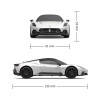 Автомобіль KS DRIVE на р/к - MASERATI MC20 (1:24, 2.4Ghz, білий)