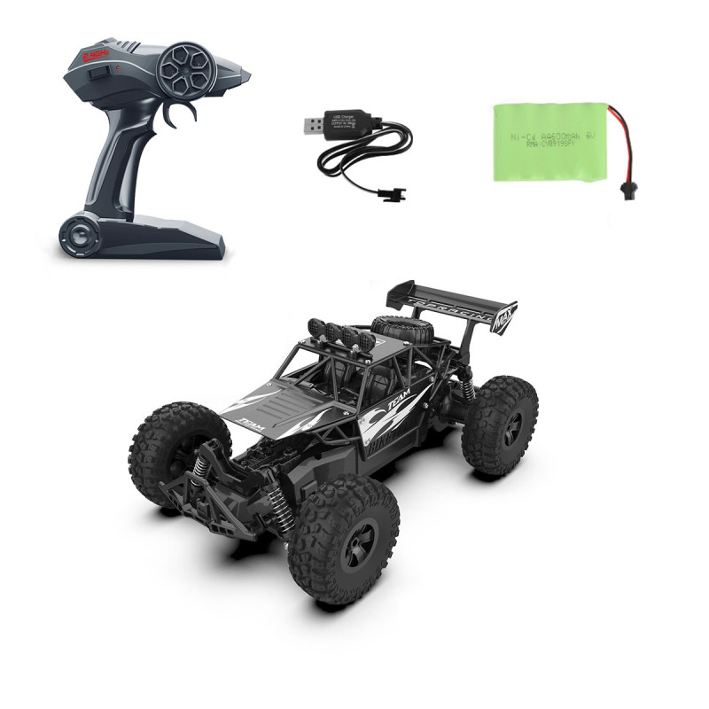 Автомобіль OFF-ROAD CRAWLER з р/к - SPEED TEAM (чорний, метал. корпус, акум. 6V, 1:14)